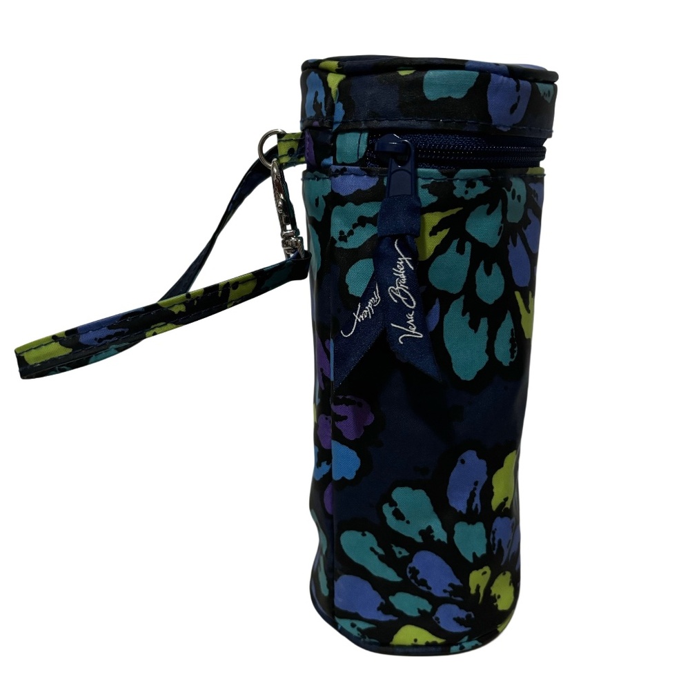 Vera Bradley Indigo Pop Insulated Can/Water Baby Bottle Caddy Bag